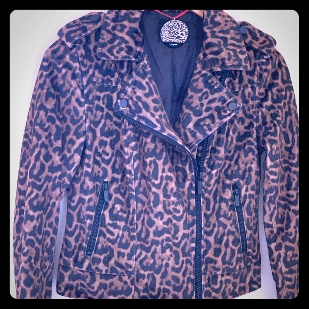Bebe jacket brown and black!